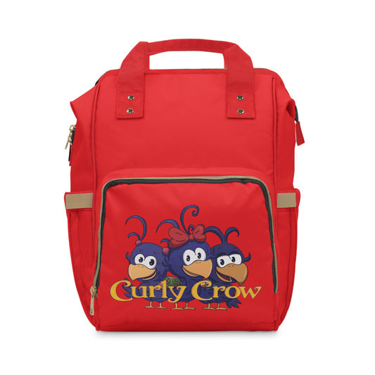 Curly Crow Sunfire Backpack | Red Kids School & Adventure Bag