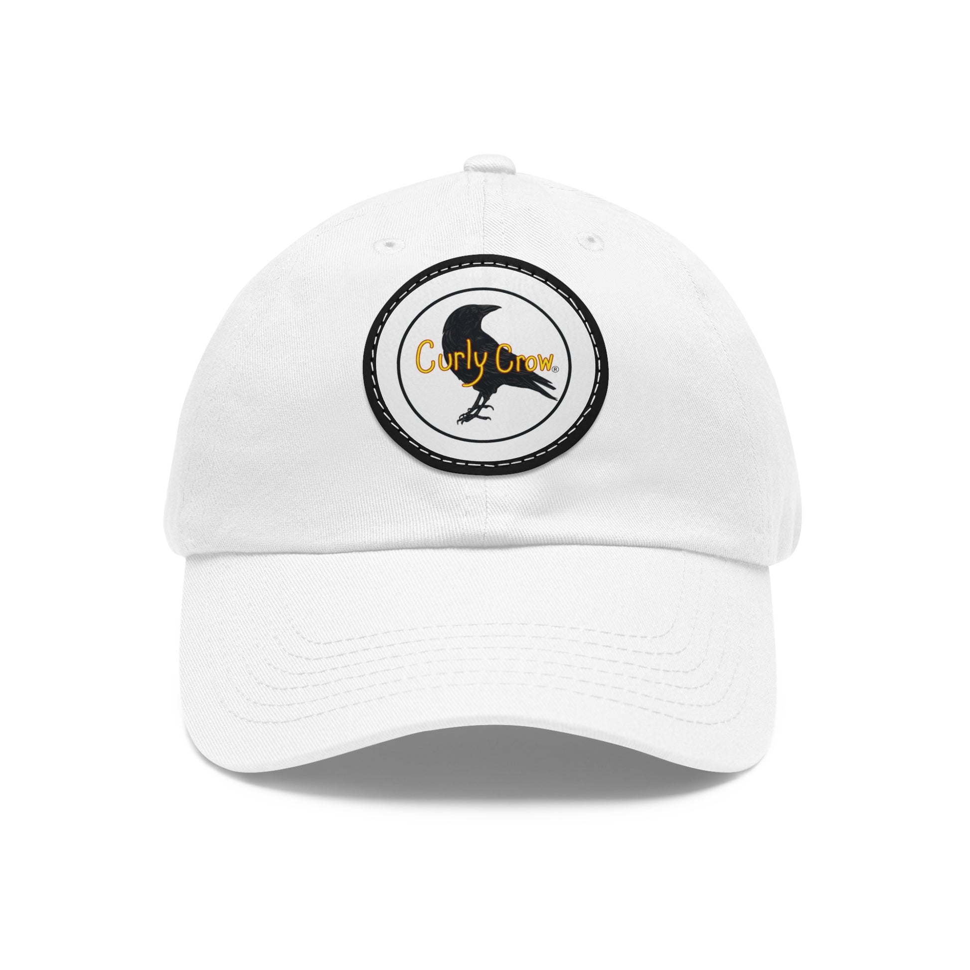 Curly Crow cap - white baseball hat