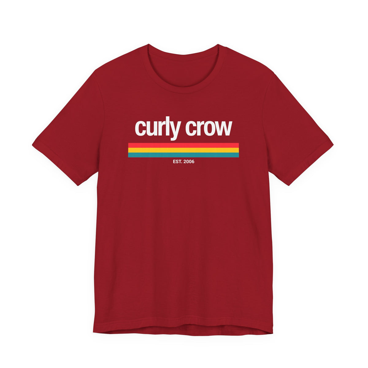 Curly Crow Heritage Stripe Tee | New Mexico Retro Shirt