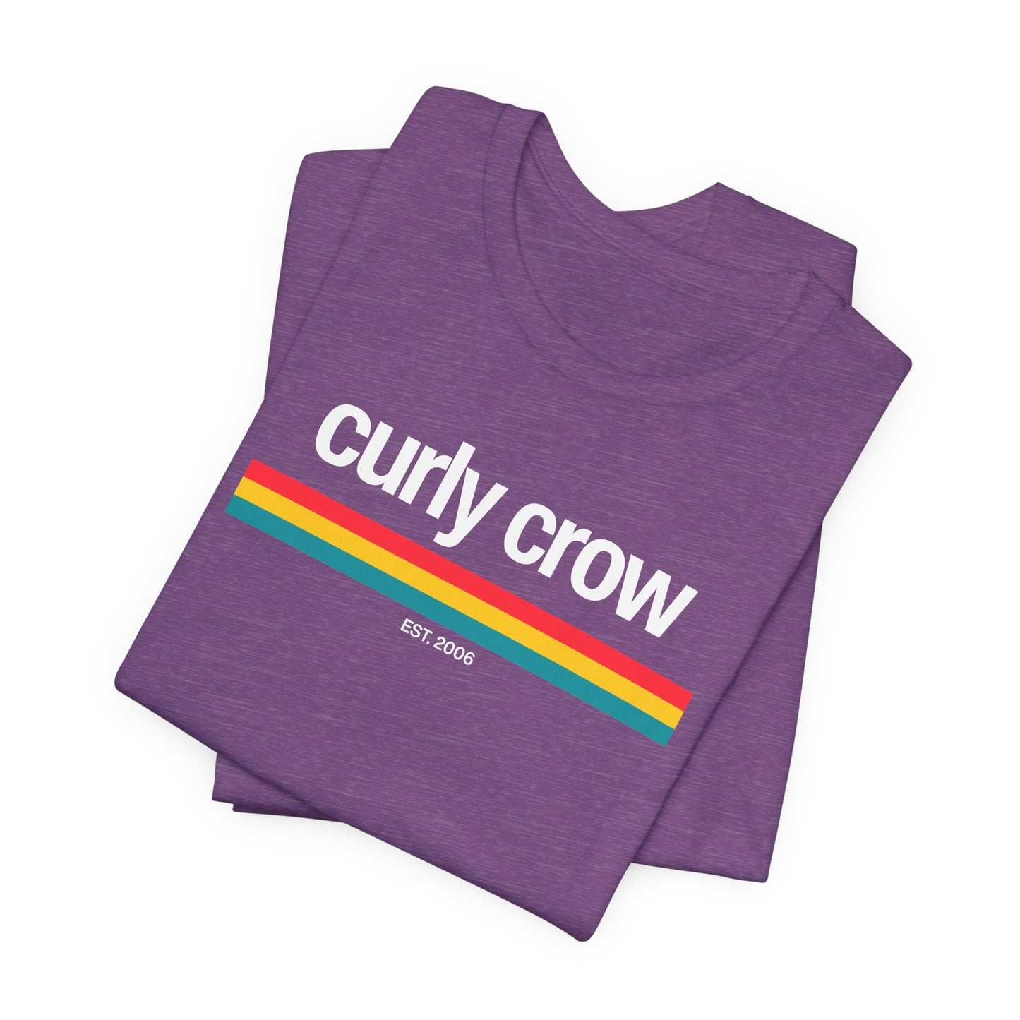 Curly Crow Heritage Stripe Tee | New Mexico Retro Shirt