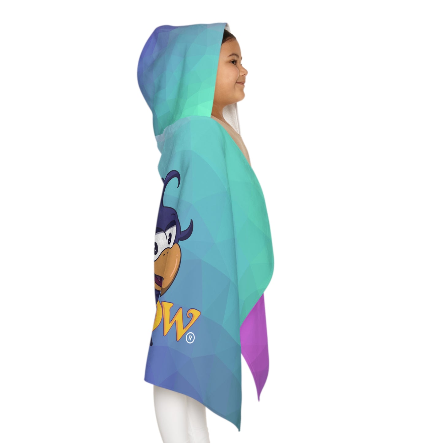 Curly Crow Hooded Towel