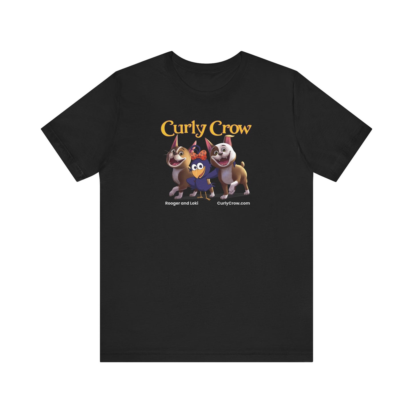 Rooger, Loki & Curly Crow Crossover Tee – Adventure Edition
