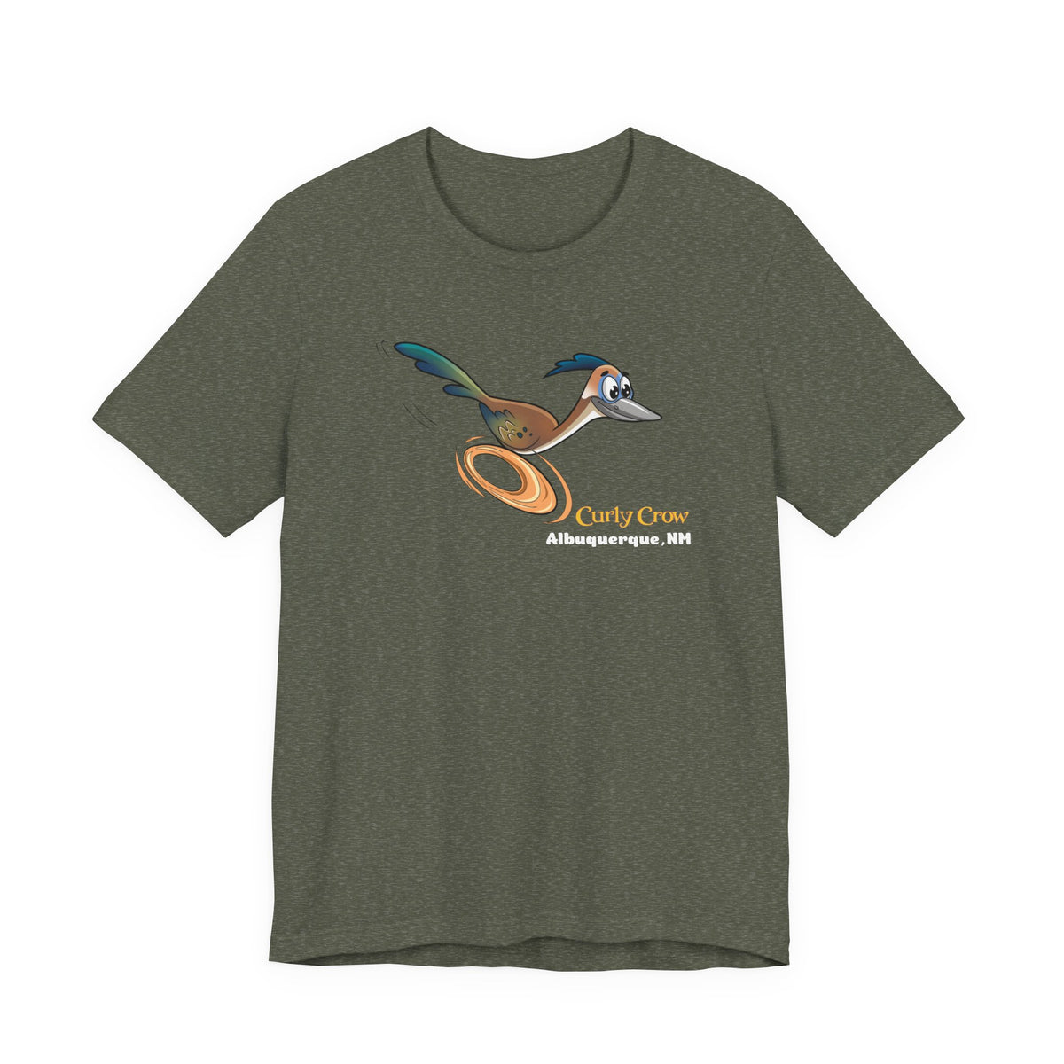 Curly Crow Roadrunner Speedster Tee | Route 66 New Mexico Shirt