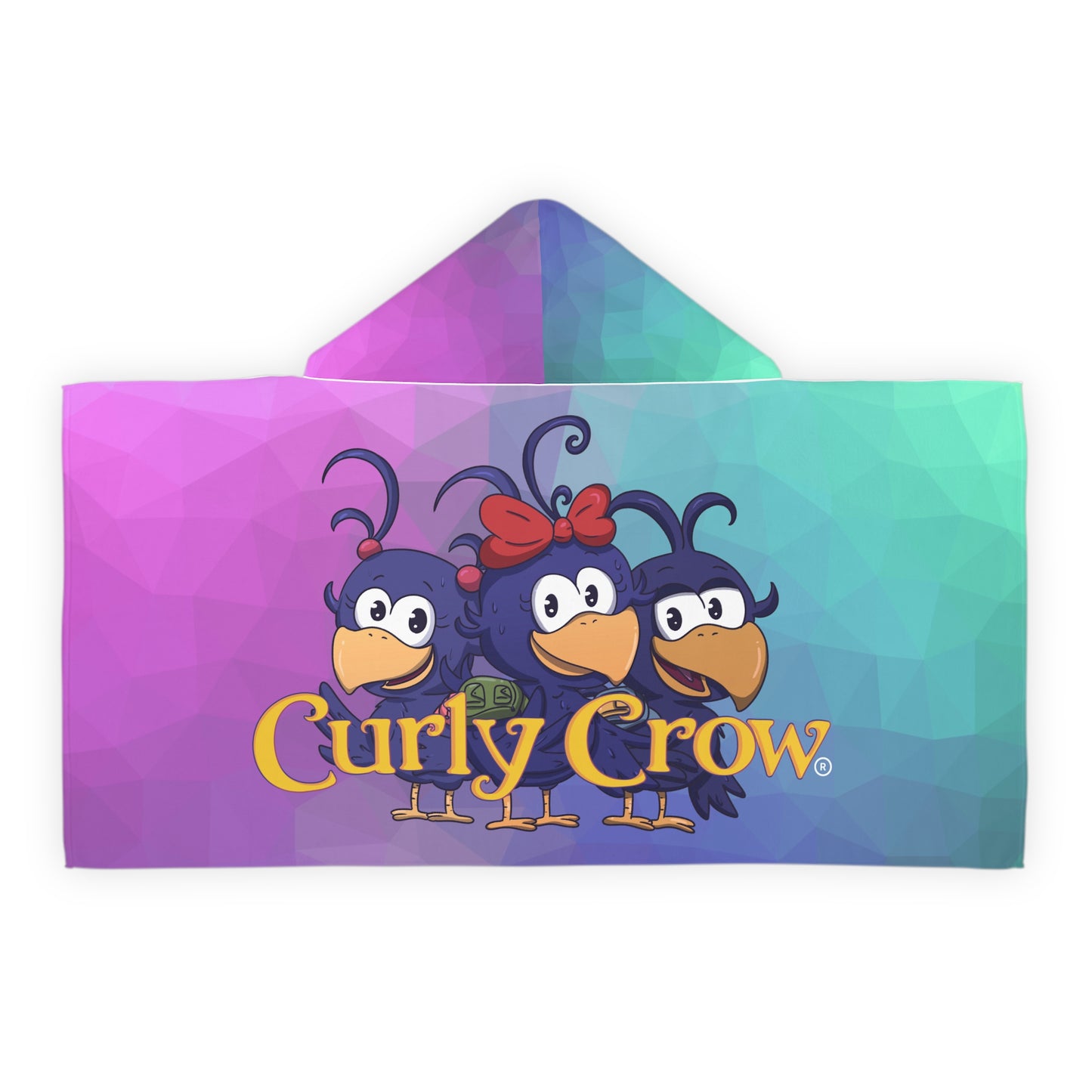 Curly Crow Hooded Towel