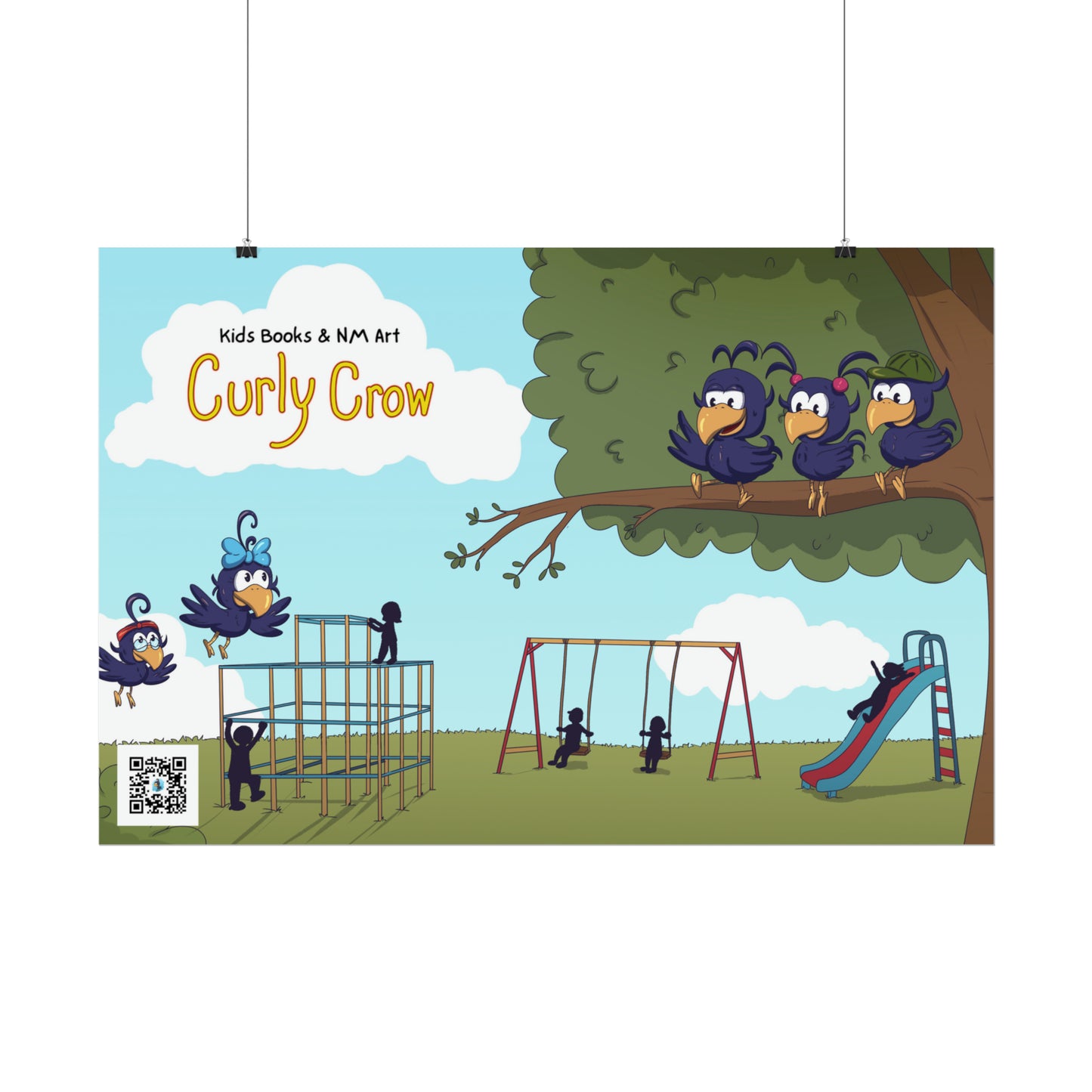 Curly Crow and Friends Poster