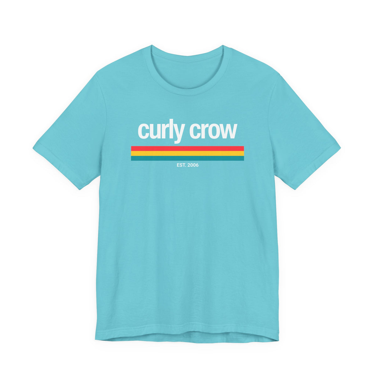 Curly Crow Heritage Stripe Tee | New Mexico Retro Shirt