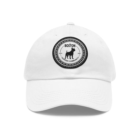 Boston Terrier Dog Dad hat for dog mom or dad and pet lovers