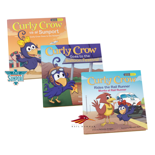 New Mexico Kids Book Bundle | Rail Runner Train, Albuquerque Sunport & Balloon Fiesta Adventure