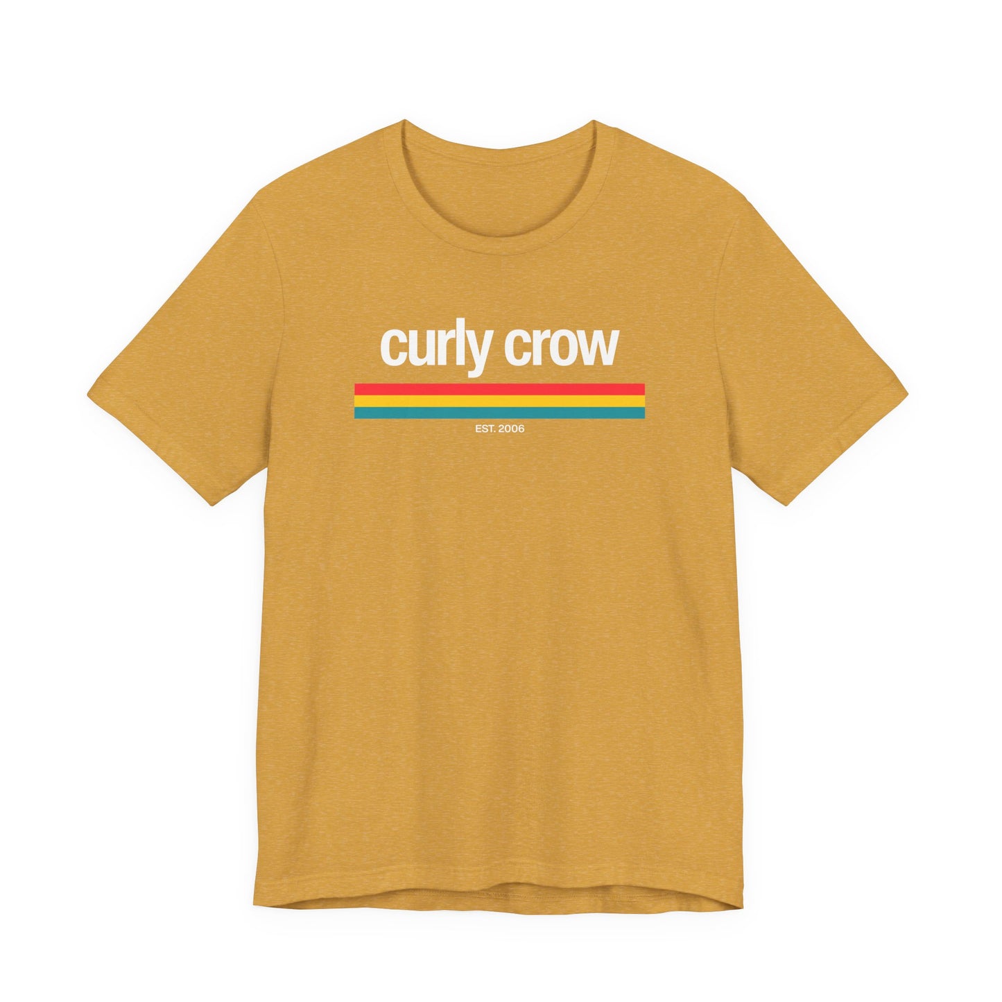 Curly Crow Heritage Stripe Tee | New Mexico Retro Shirt