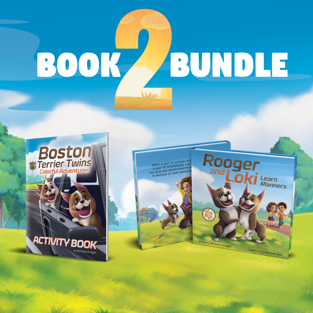 Rooger and Loki’s Colorful Adventure: Story & Activity Book Bundle