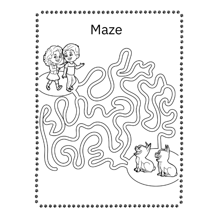 Activity book maze Curly Crow Books