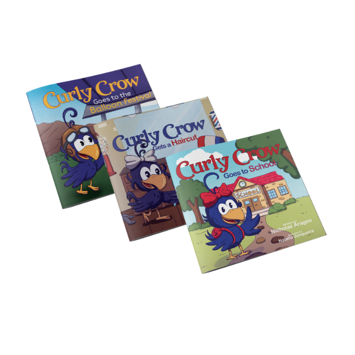 Facing Fears with Curly Crow: Three-Book Bundle for Brave Young Readers