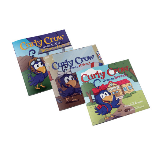 Facing Fears with Curly Crow: Three-Book Bundle for Brave Young Readers