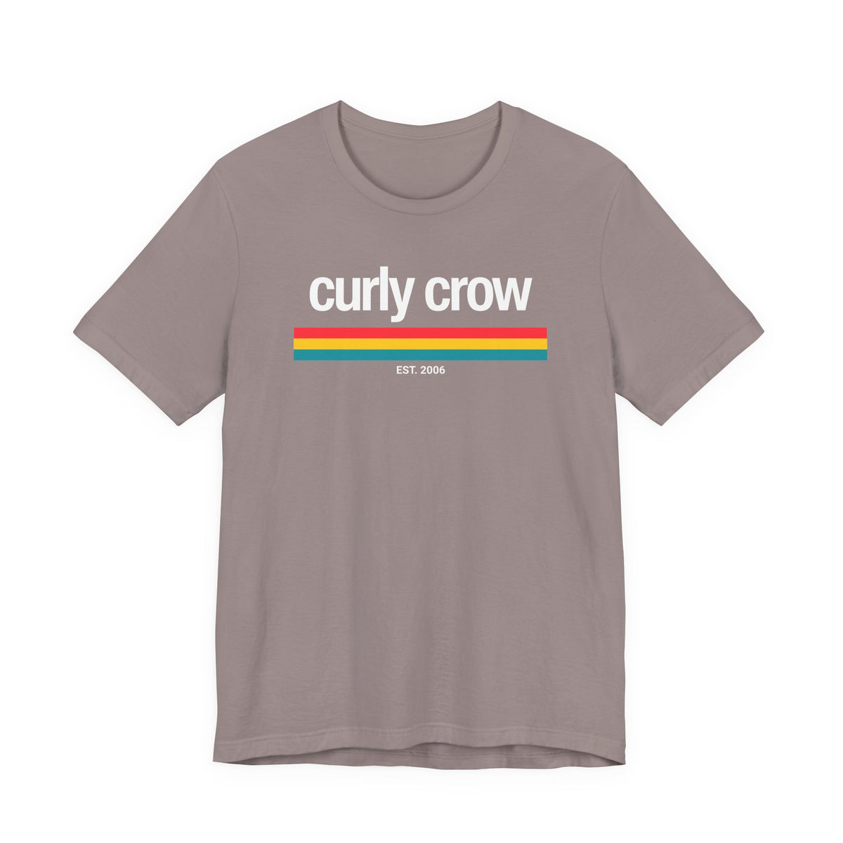 Curly Crow Heritage Stripe Tee | New Mexico Retro Shirt