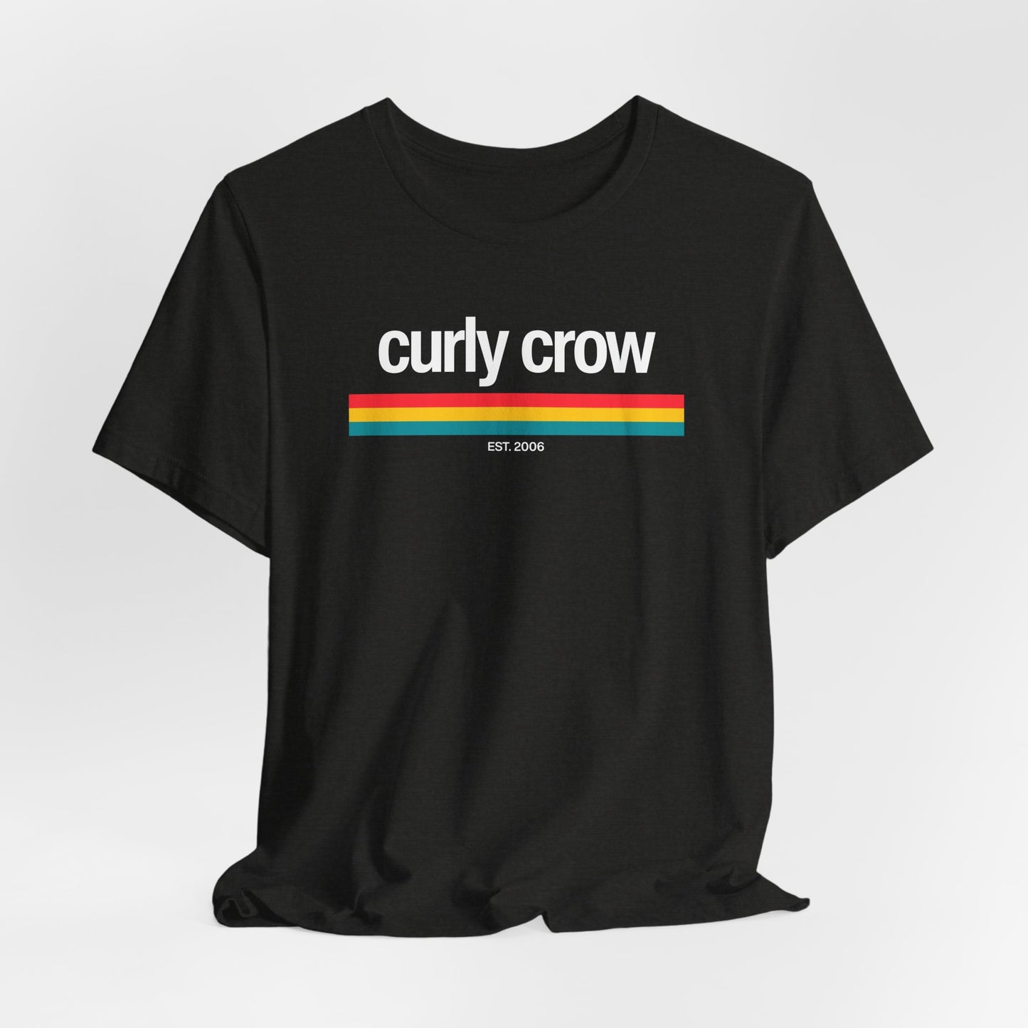 Curly Crow Heritage Stripe Tee | New Mexico Retro Shirt