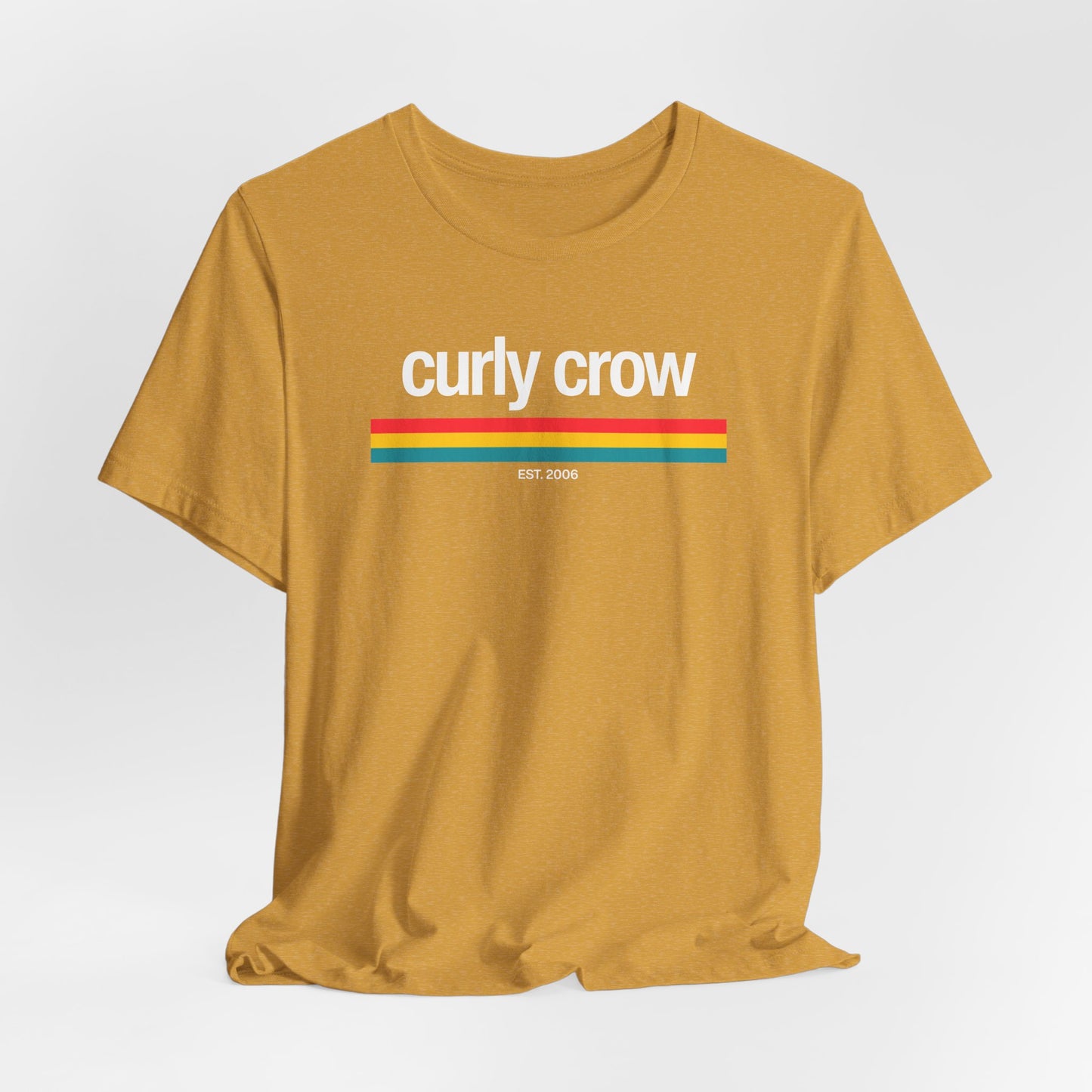 Curly Crow Heritage Stripe Tee | New Mexico Retro Shirt