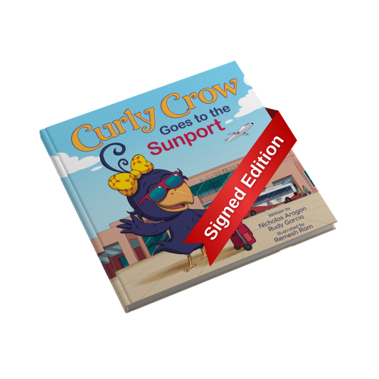 Curly Crow Goes to the Sunport – Signed Paperback Edition