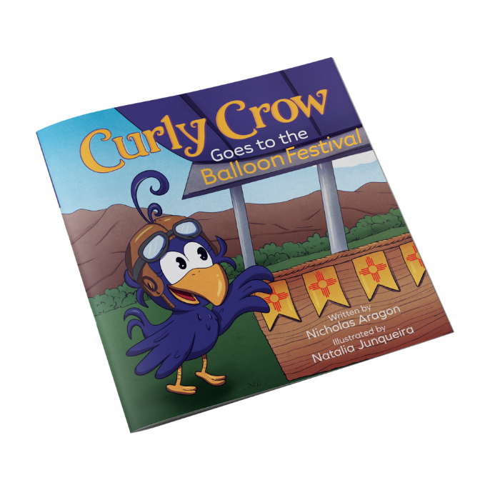 Curly Crow at the Hot Air Balloon Festival - Join Curly Crow as they embark on an unforgettable adventure amidst a sky filled with colorful hot air balloons, perfect for kids aged 4-8.