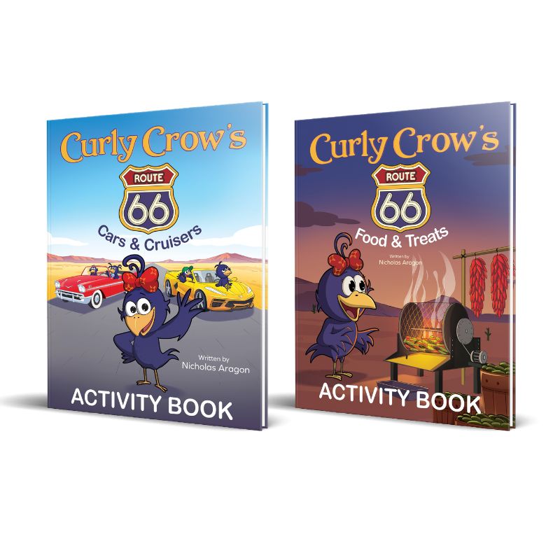Route 66 Activity Books for Kids | 2-Book Bundle