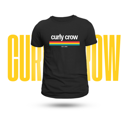 Curly Crow Heritage Stripe Tee | New Mexico Retro Shirt