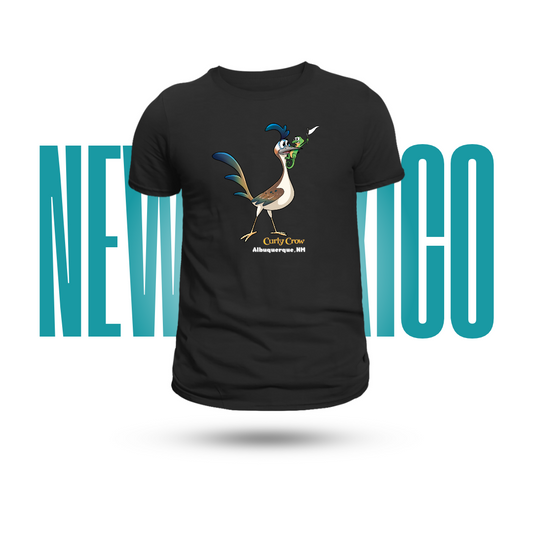 Curly Crow Roadrunner Surrender Tee | Funny New Mexico Desert Shirt