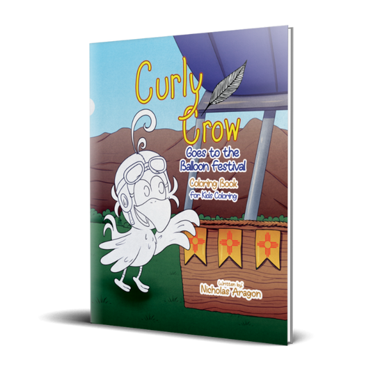 Curly Crow Coloring Books for kids 2-12 Coloring Contest