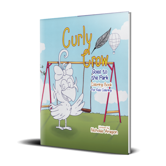 Curly Crow: Imaginative Children's Storytime Coloring Books