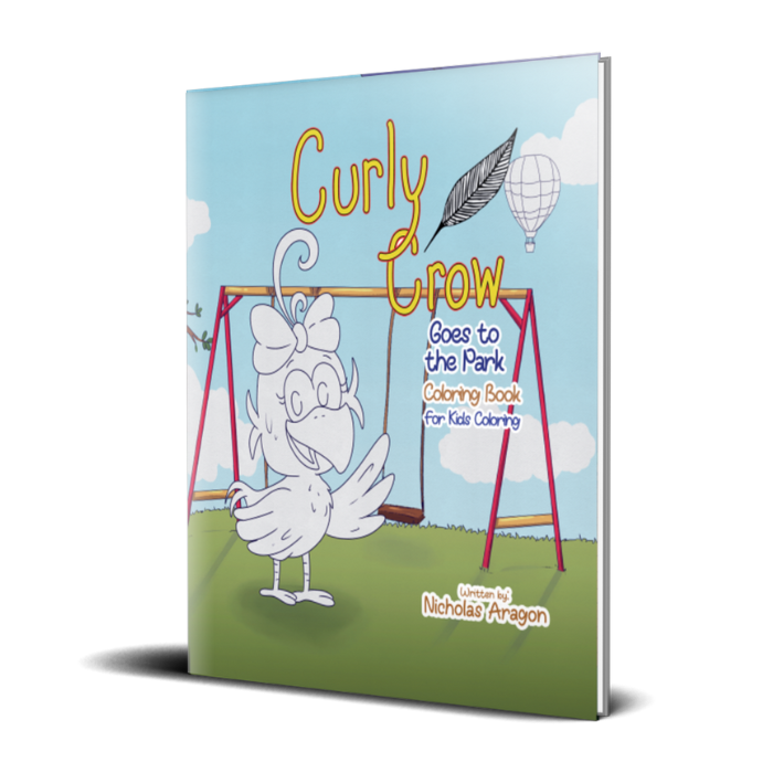 Curly Crow: Imaginative Children's Storytime Coloring Books