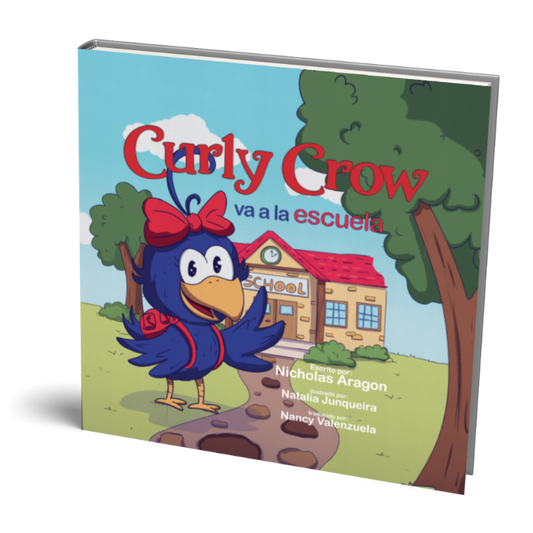 Libros ilustrados de Curly Crow llenos de colores