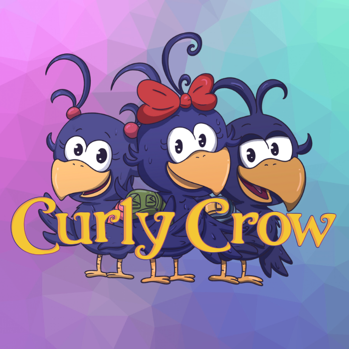 Curly Crow Spiral Notebook - Pigtails