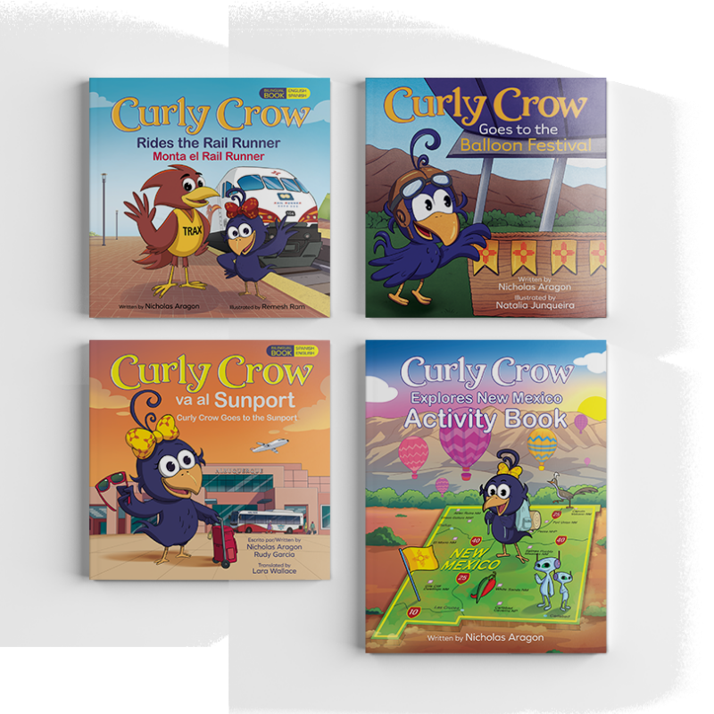 Curly Crow Book Bundle New Mexico early learning material