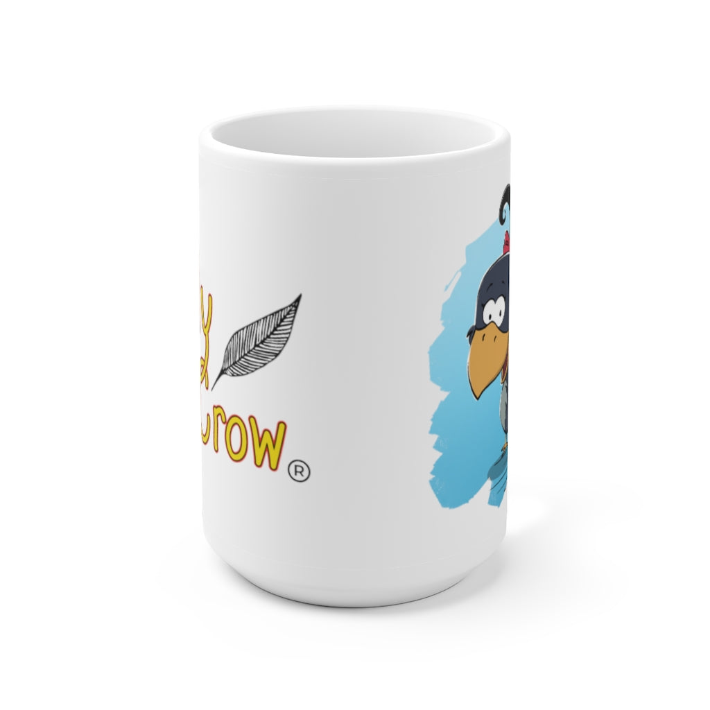 Original Curly Crow Mug, big coffee mug