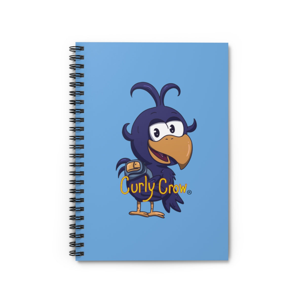 Curly Crow Spiral Notebook - Lazy Boy